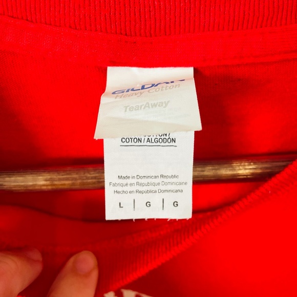 Badass Beard care red tshirt- size large - Picture 2 of 5